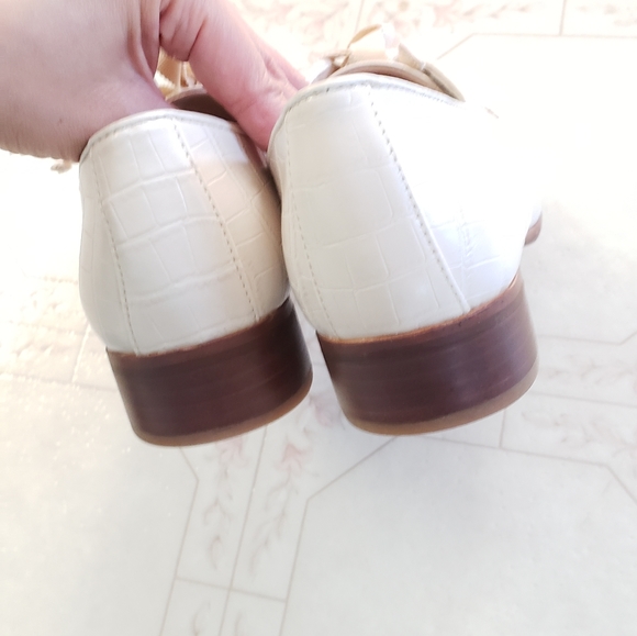 NWT Aldo Oxford shoes Womens 8.5 Crocodile Skin Flex Comfort Technology - Picture 10 of 16